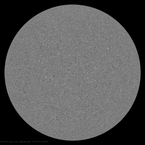 Image of Sun's magnetic field