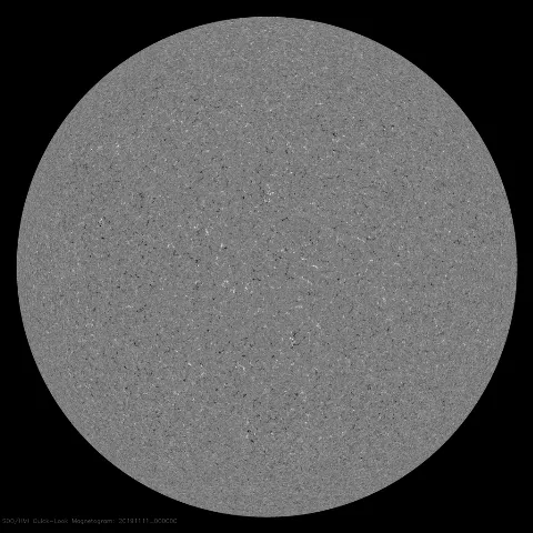 Image of Sun's magnetic field