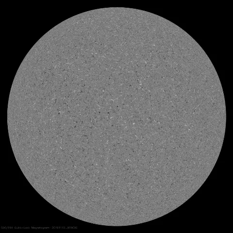 Image of Sun's magnetic field