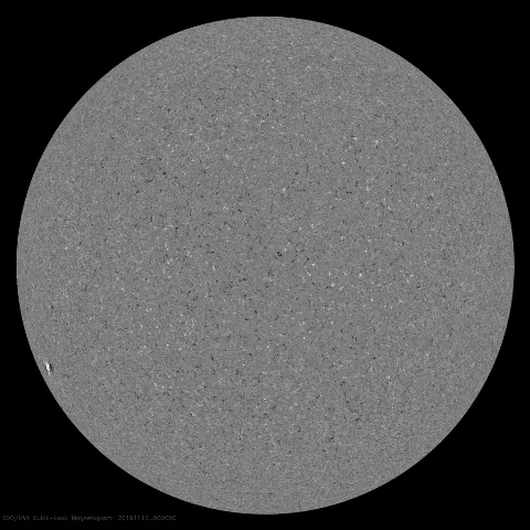 Image of Sun's magnetic field