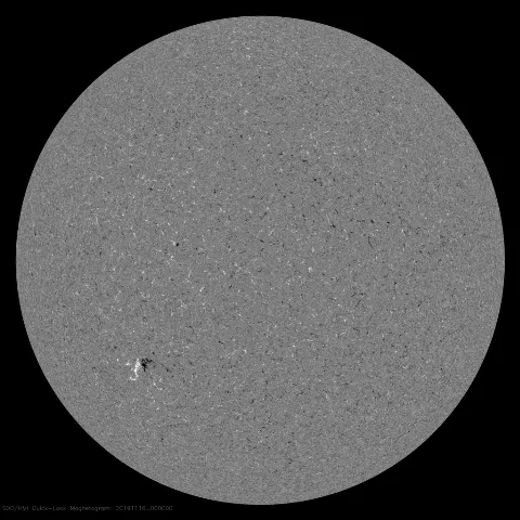 Image of Sun's magnetic field