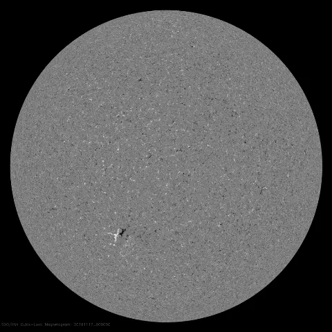 Image of Sun's magnetic field