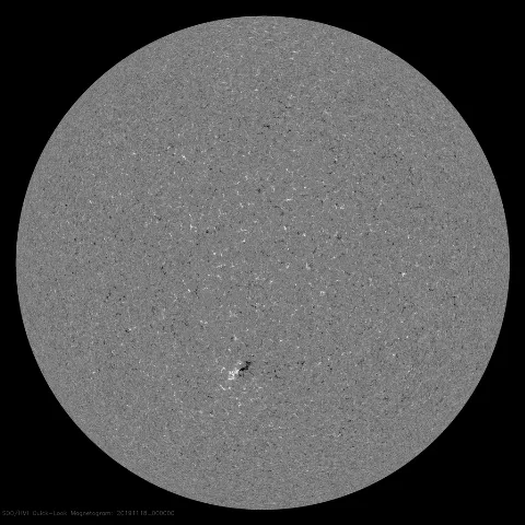 Image of Sun's magnetic field