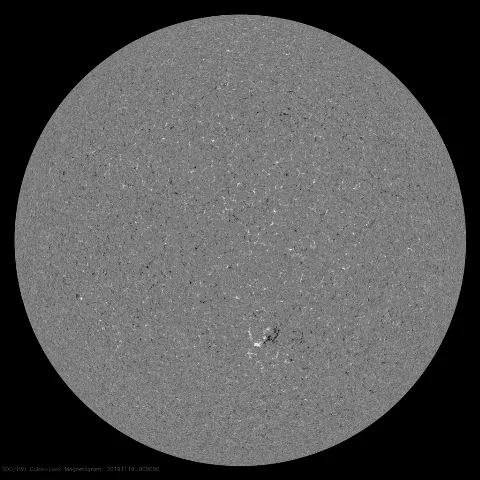 Image of Sun's magnetic field