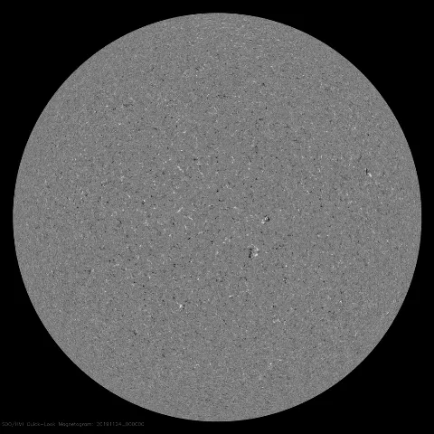 Image of Sun's magnetic field