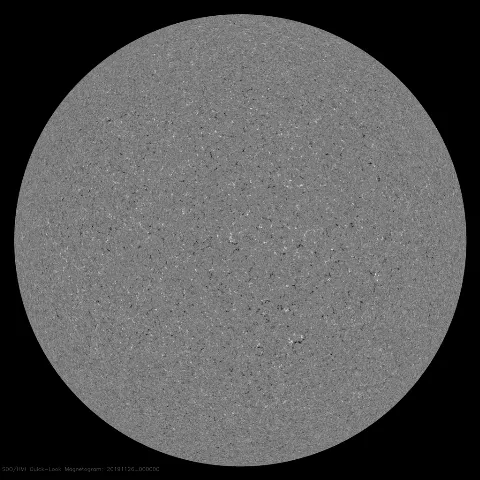 Image of Sun's magnetic field