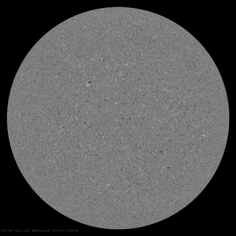 Image of Sun's magnetic field