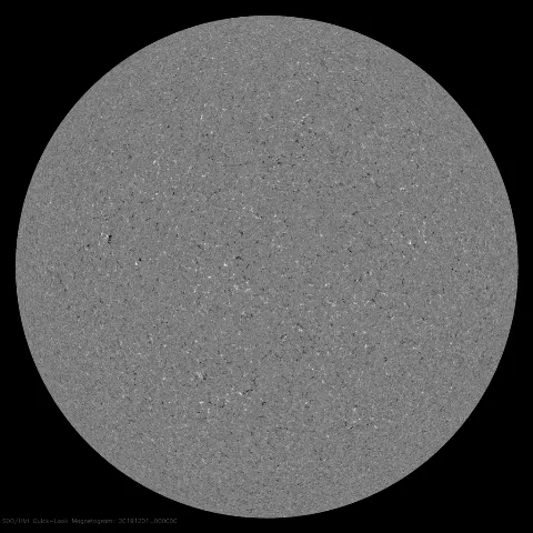 Image of Sun's magnetic field