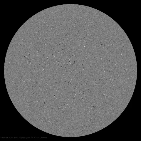 Image of Sun's magnetic field