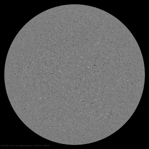 Image of Sun's magnetic field