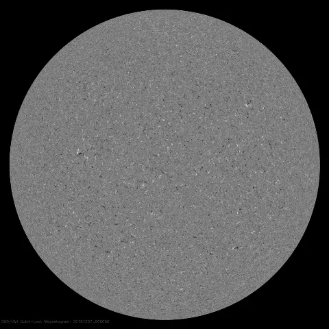 Image of Sun's magnetic field