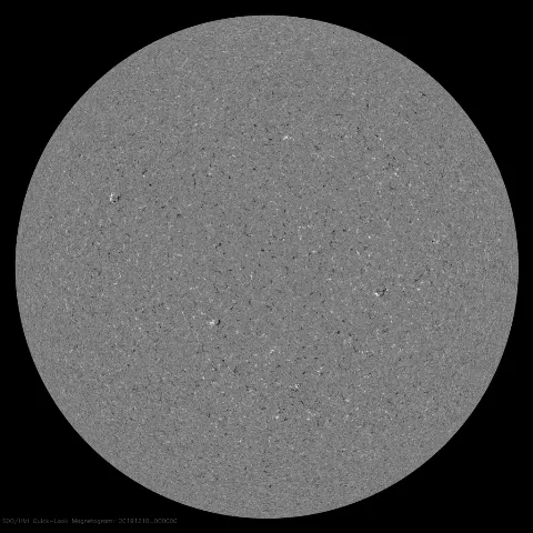 Image of Sun's magnetic field