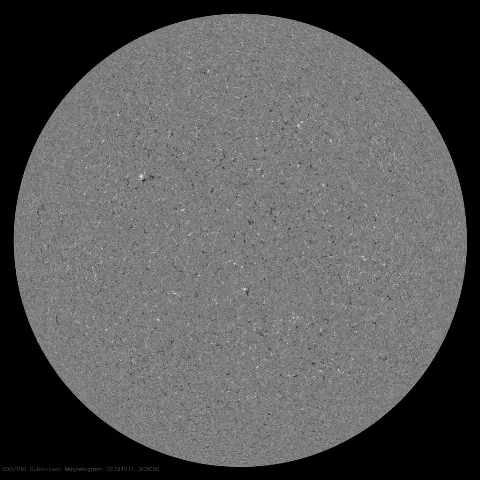 Image of Sun's magnetic field