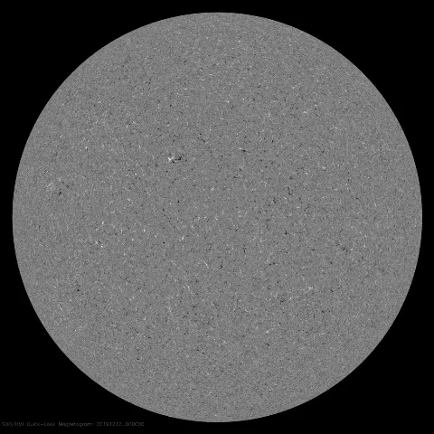 Image of Sun's magnetic field