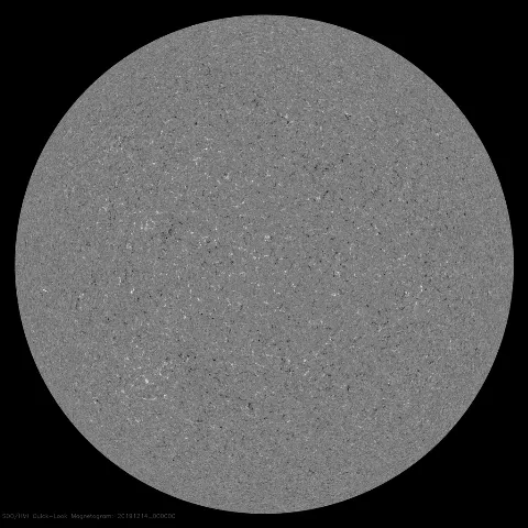 Image of Sun's magnetic field