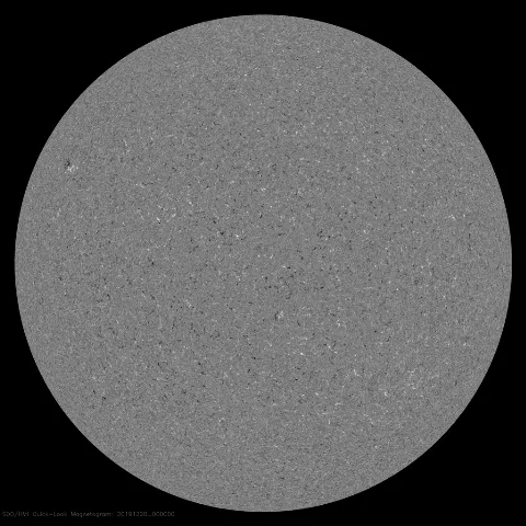 Image of Sun's magnetic field