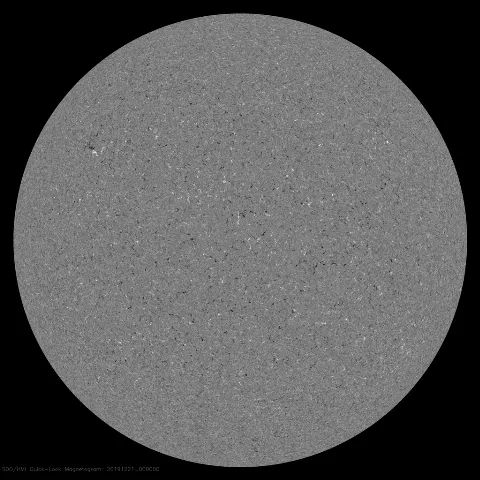 Image of Sun's magnetic field