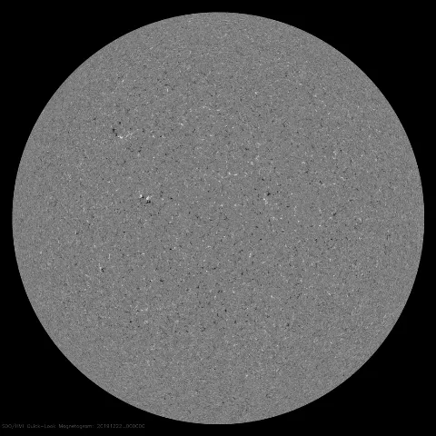 Image of Sun's magnetic field