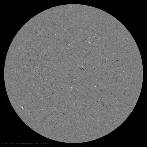 Image of Sun's magnetic field