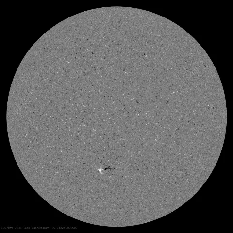 Image of Sun's magnetic field