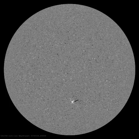 Image of Sun's magnetic field