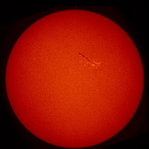 Image of Sun's chromosphere