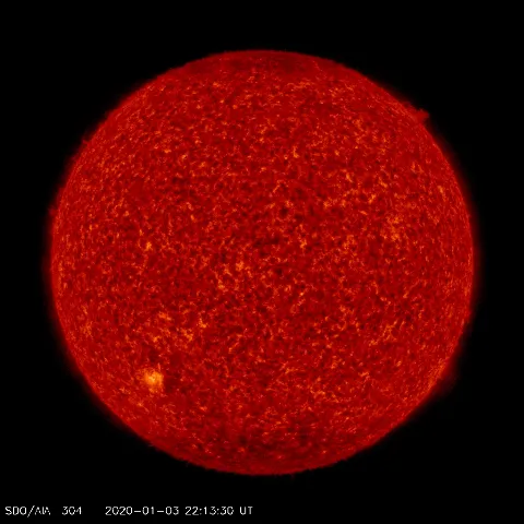 Image of Sun's transition region