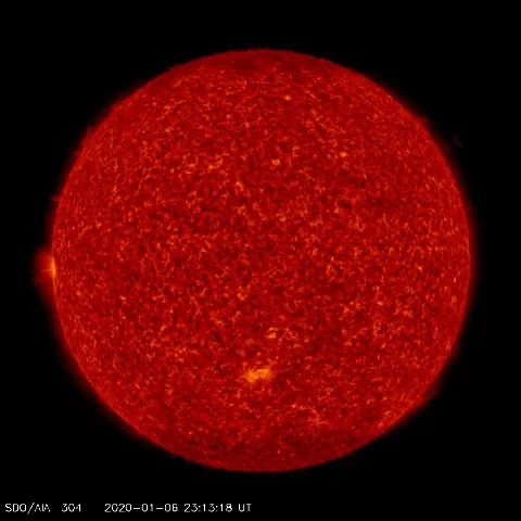 Image of Sun's transition region