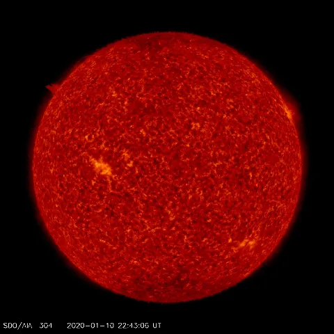 Image of Sun's transition region