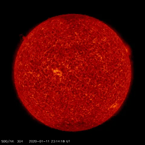 Image of Sun's transition region