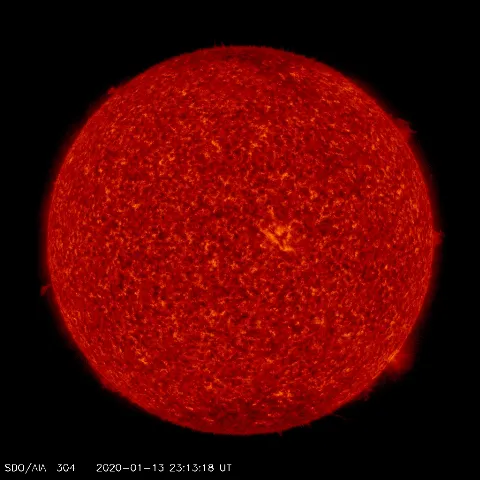 Image of Sun's transition region