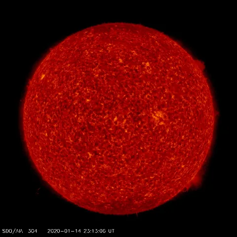 Image of Sun's transition region