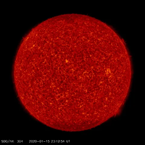 Image of Sun's transition region