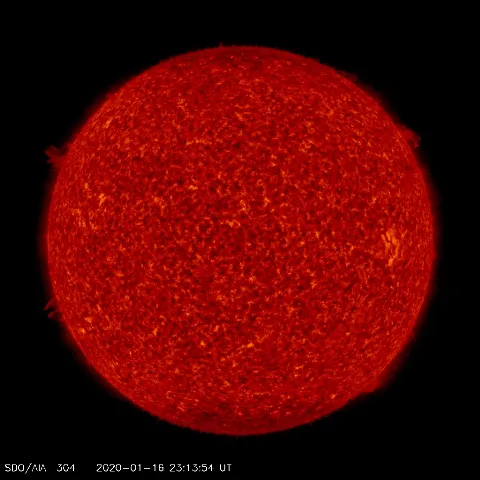 Image of Sun's transition region