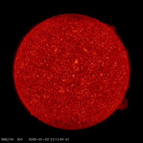 Image of Sun's transition region