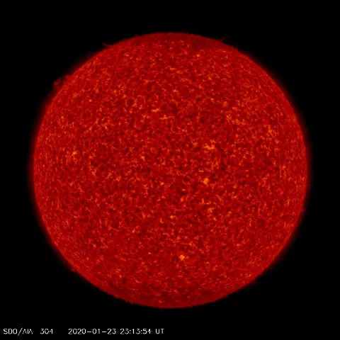 Image of Sun's transition region