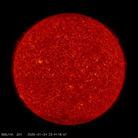 Image of Sun's transition region