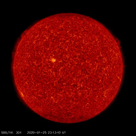 Image of Sun's transition region