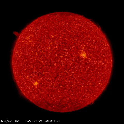 Image of Sun's transition region