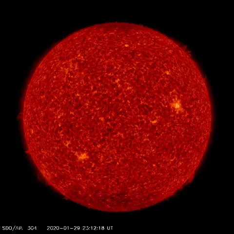 Image of Sun's transition region