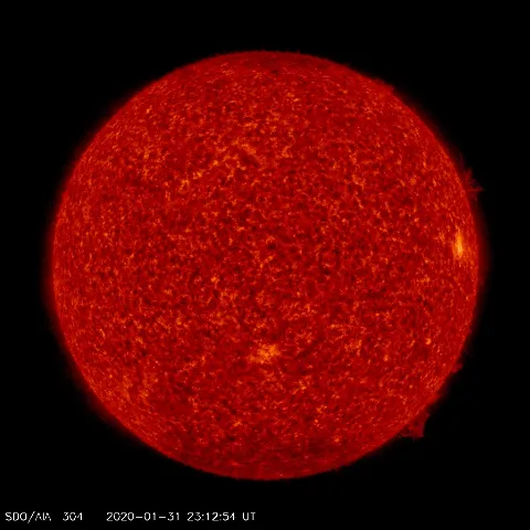 Image of Sun's transition region