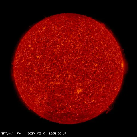 Image of Sun's transition region