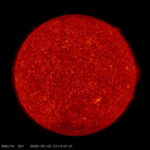 Image of Sun's transition region