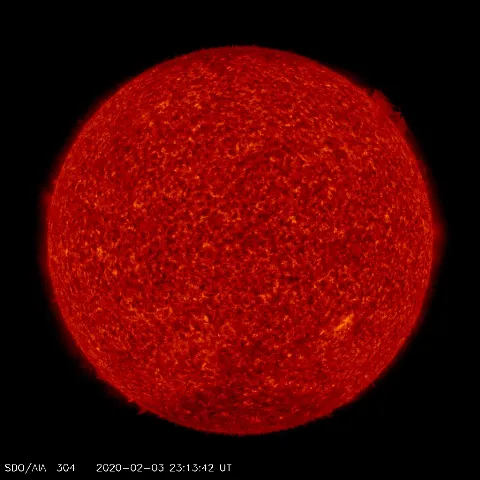 Image of Sun's transition region