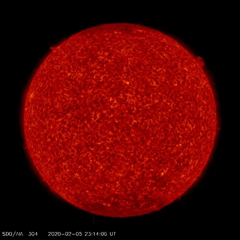 Image of Sun's transition region