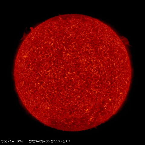 Image of Sun's transition region