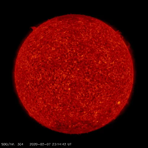 Image of Sun's transition region