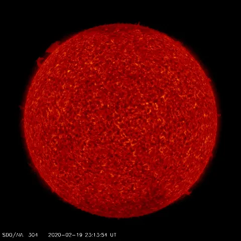 Image of Sun's transition region