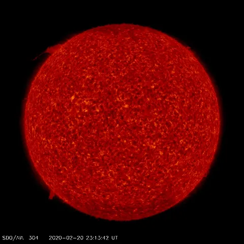 Image of Sun's transition region