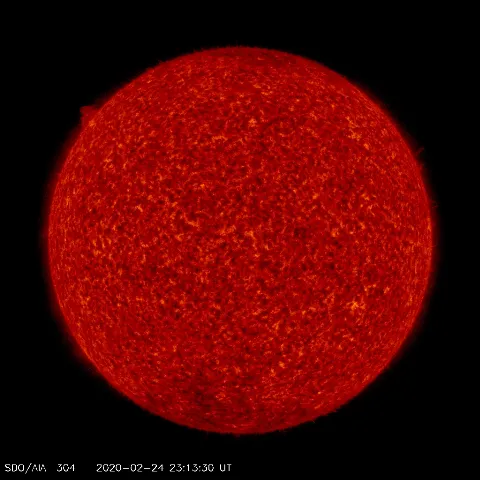 Image of Sun's transition region